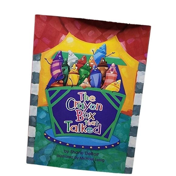 Vintage Children's Books, 90s "The Crayon Box That Talked"  Hardback Storybook - Picture 1 of 5